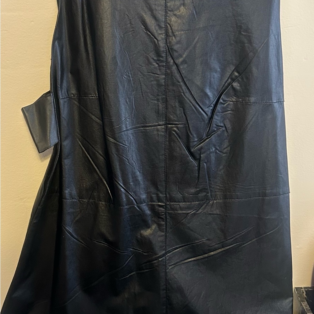 Cherry LA Black Leather Dress